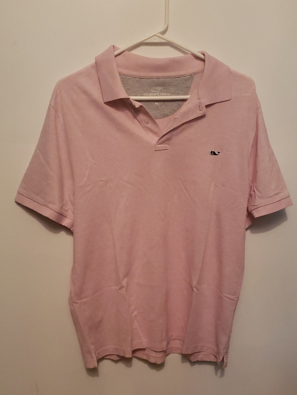 Vineyard Vines Light Pink Short-Sleeve Polo